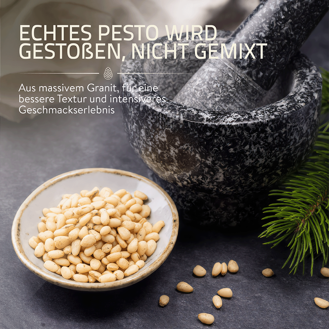 Zedernuss-Pesto-Set zum Selbermachen