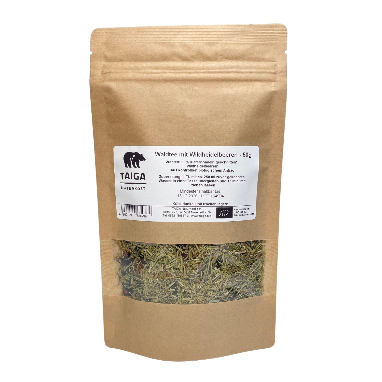 Bio Waldtee mit Wildheidelbeeren - 50g