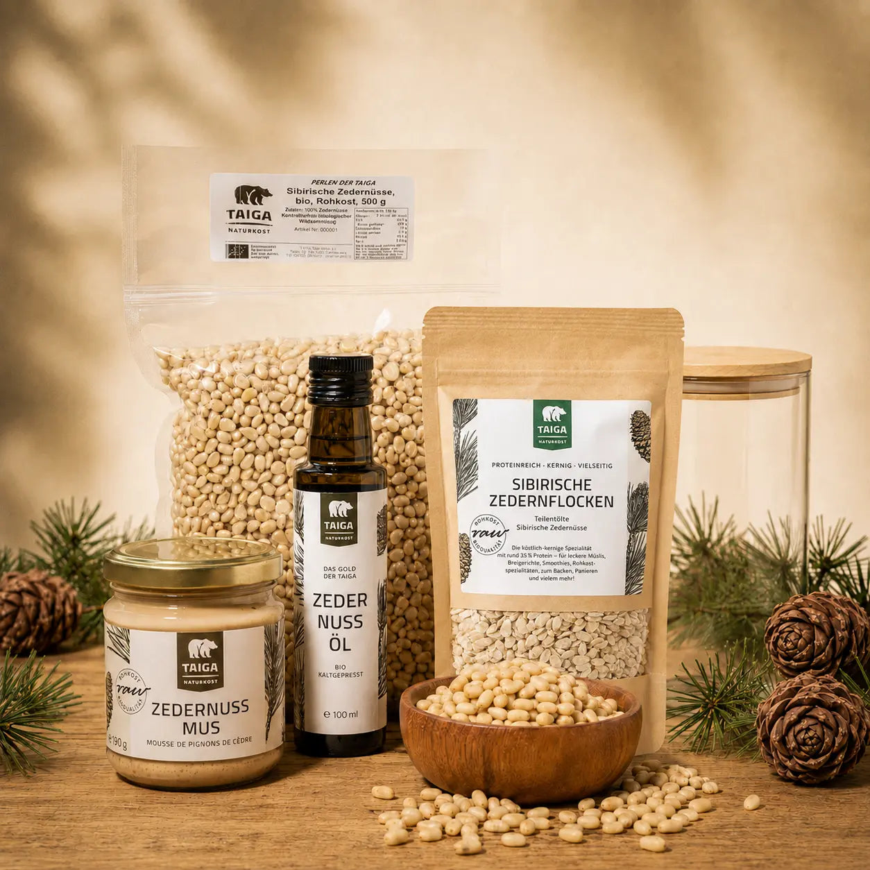 Zedernuss Komplett-Set mit Sibirischer Wildkraft