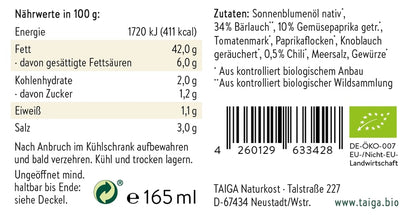 Pesto Russo Rosso, bio, 98 % Rohkost, 140 g