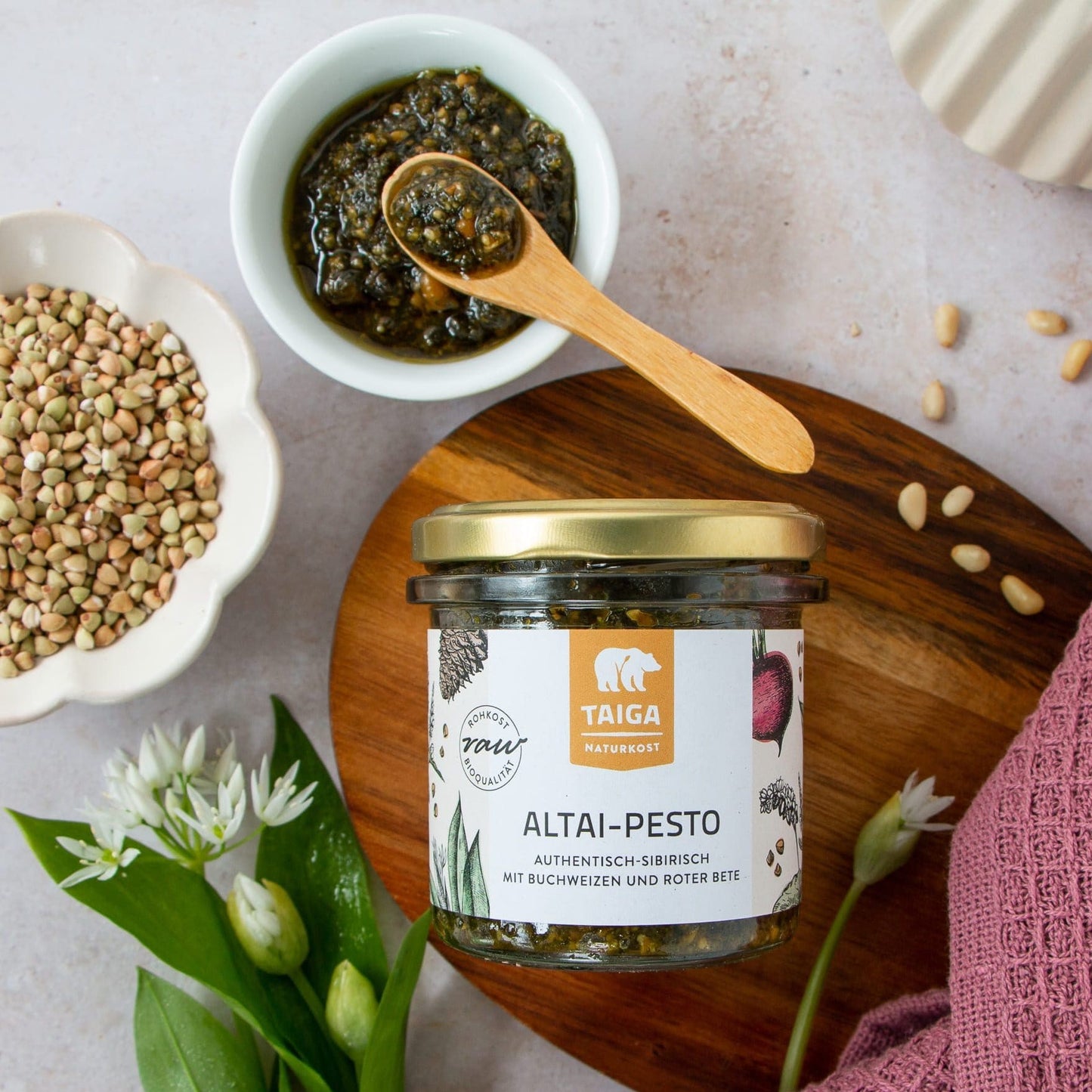 Altai-Pesto, bio, Roh, 140 g