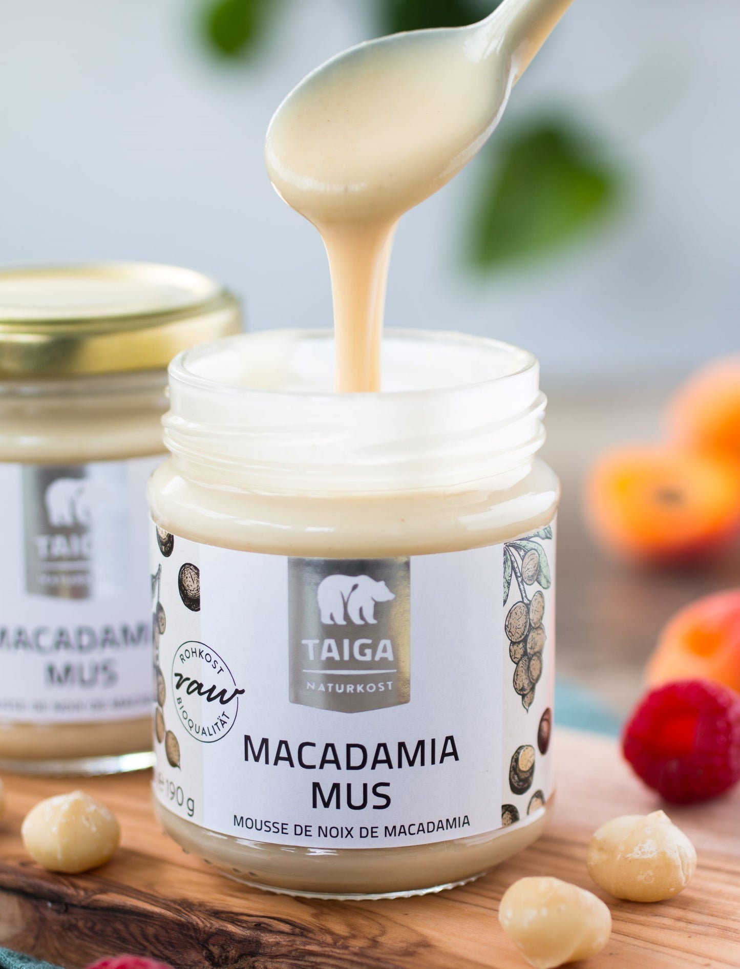 Macadamia-Mus, bio, roh