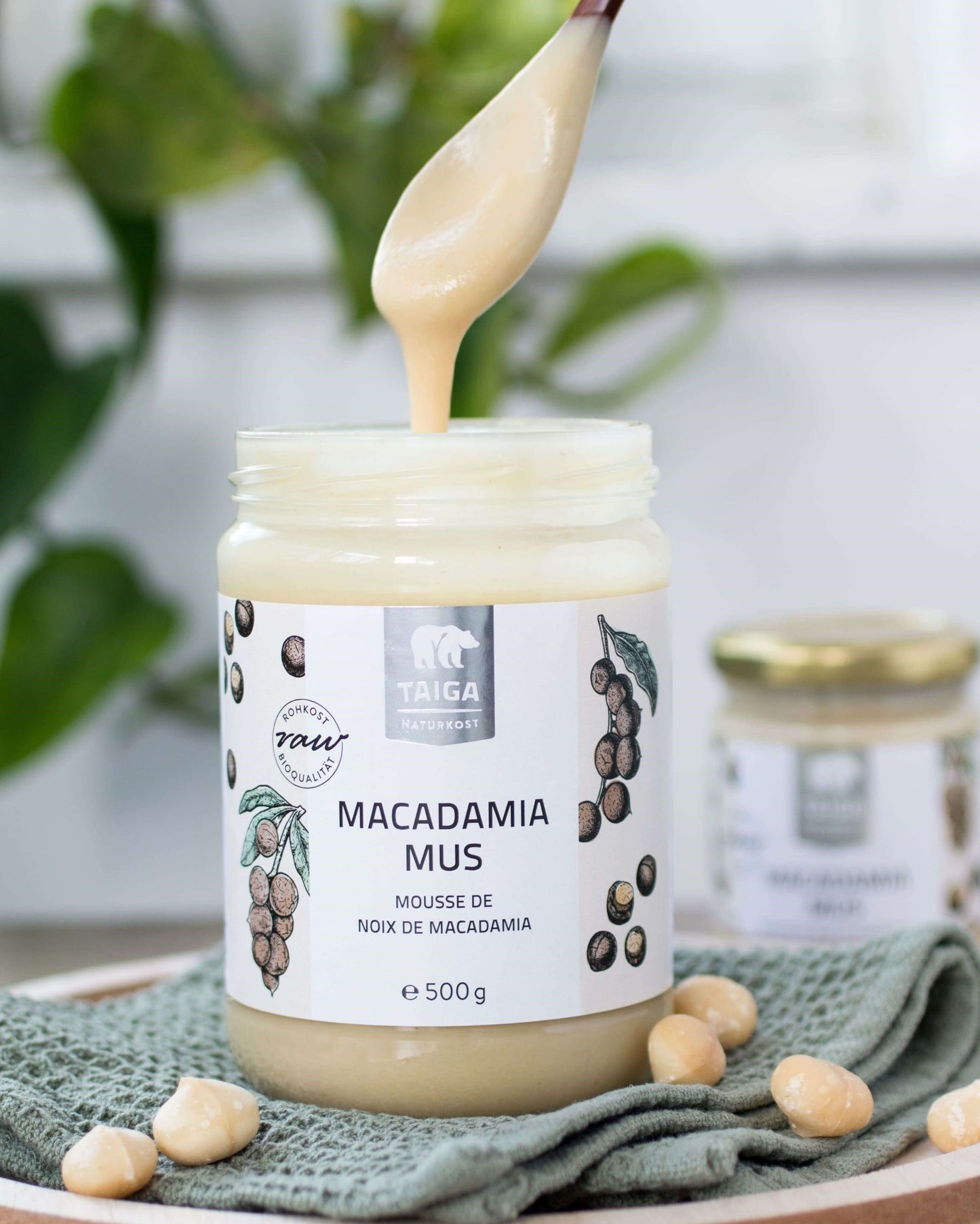 Macadamia-Mus, bio, roh