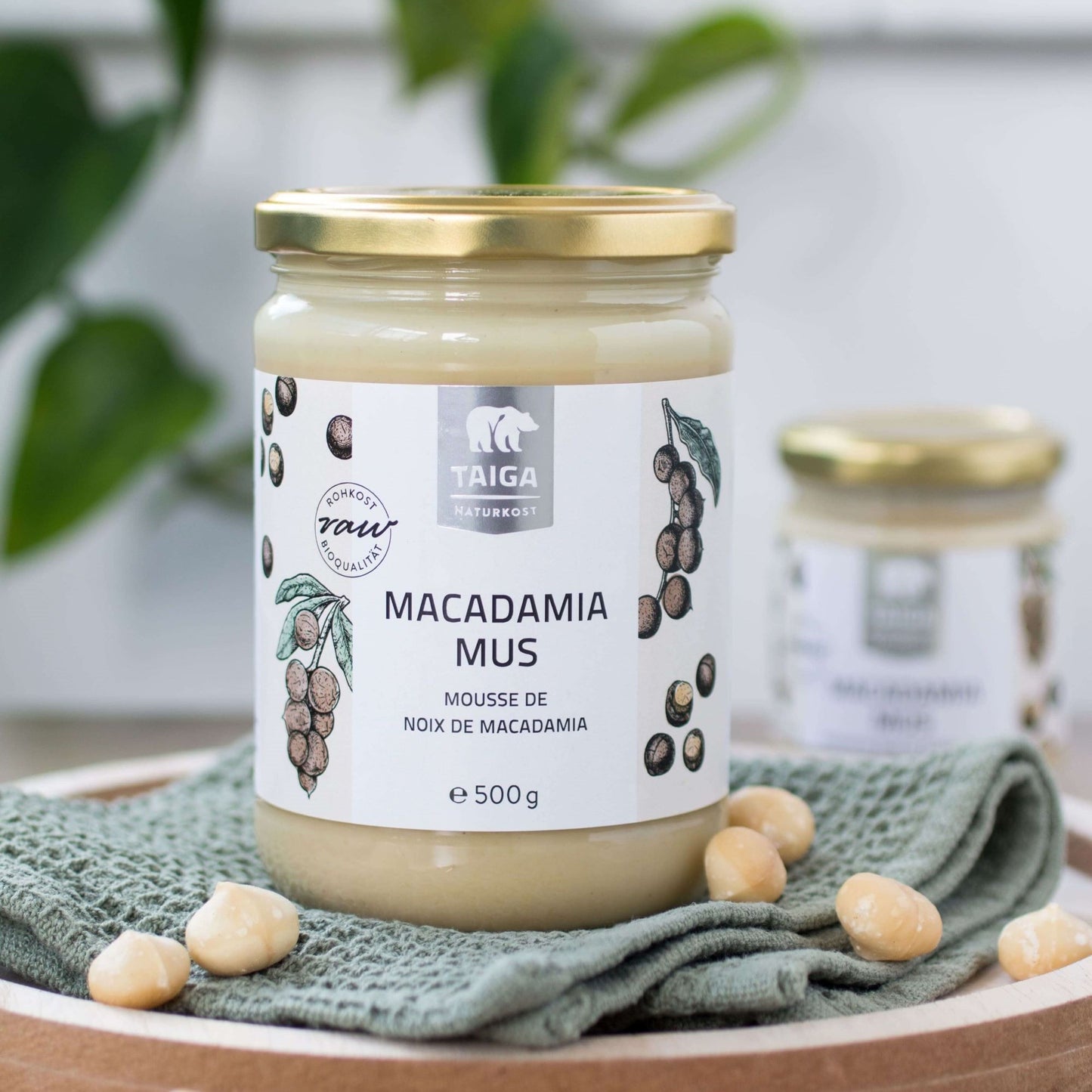 Macadamia-Mus, bio, roh