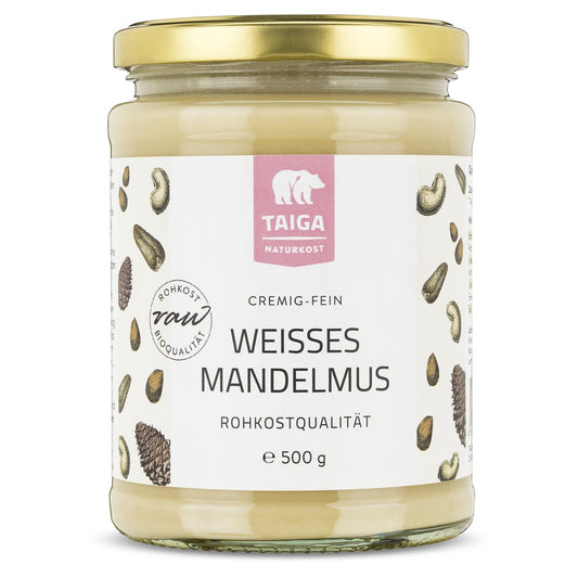 Mandelmus weiß, bio, roh, 500 g