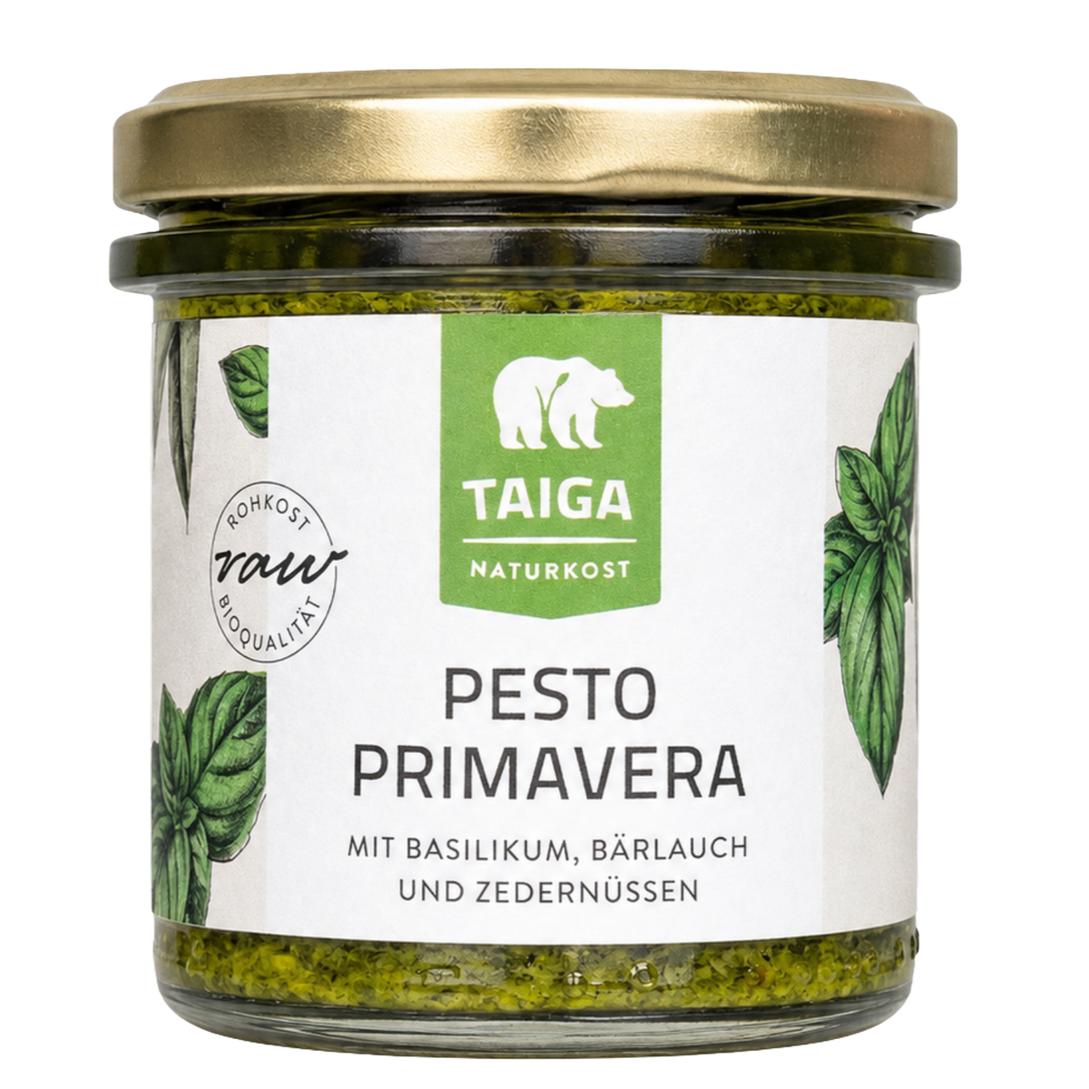 Pesto Primavera, bio, Roh, 140 g