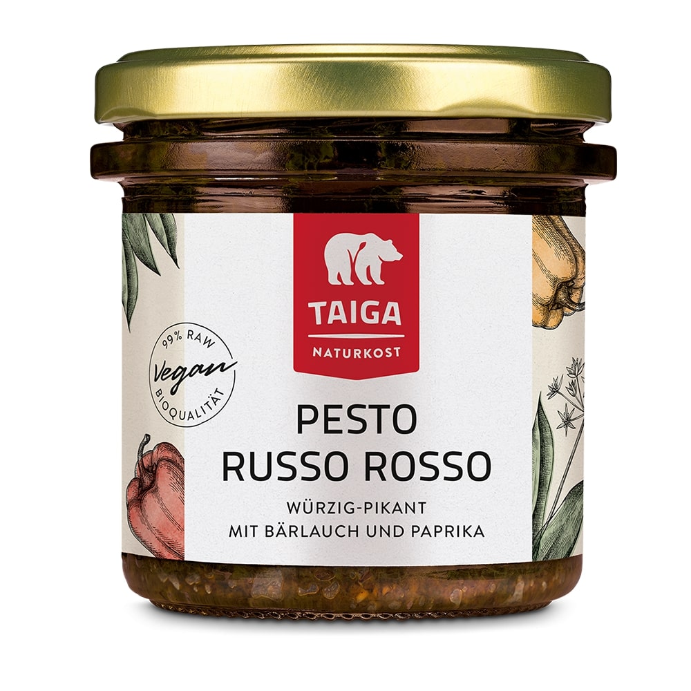 Pesto Russo Rosso, bio, 98 % Rohkost, 140 g