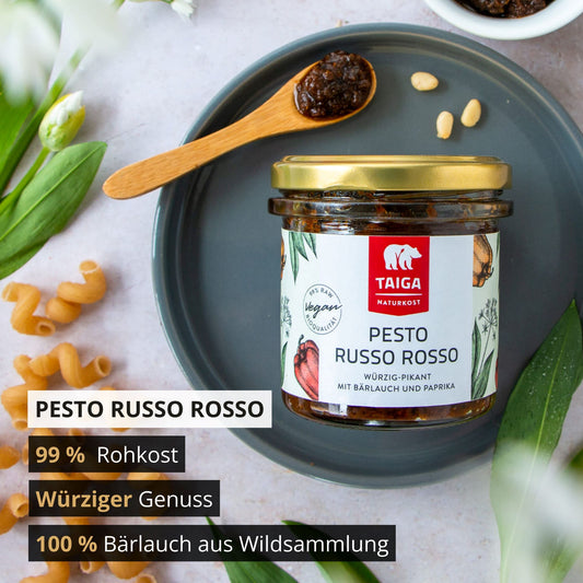 Pesto Russo Rosso, bio, 98 % Rohkost, 140 g