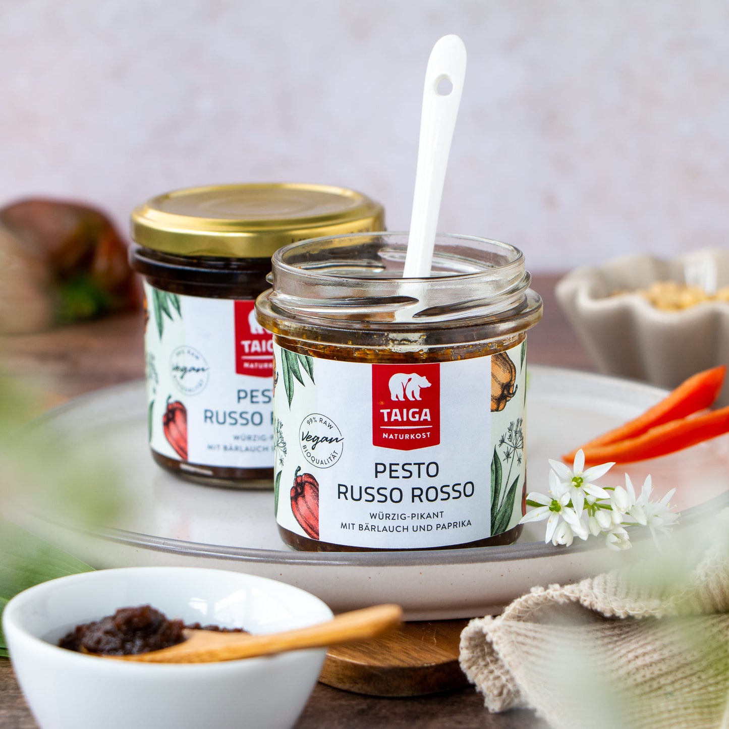 Pesto Russo Rosso, bio, 98 % Rohkost, 140 g