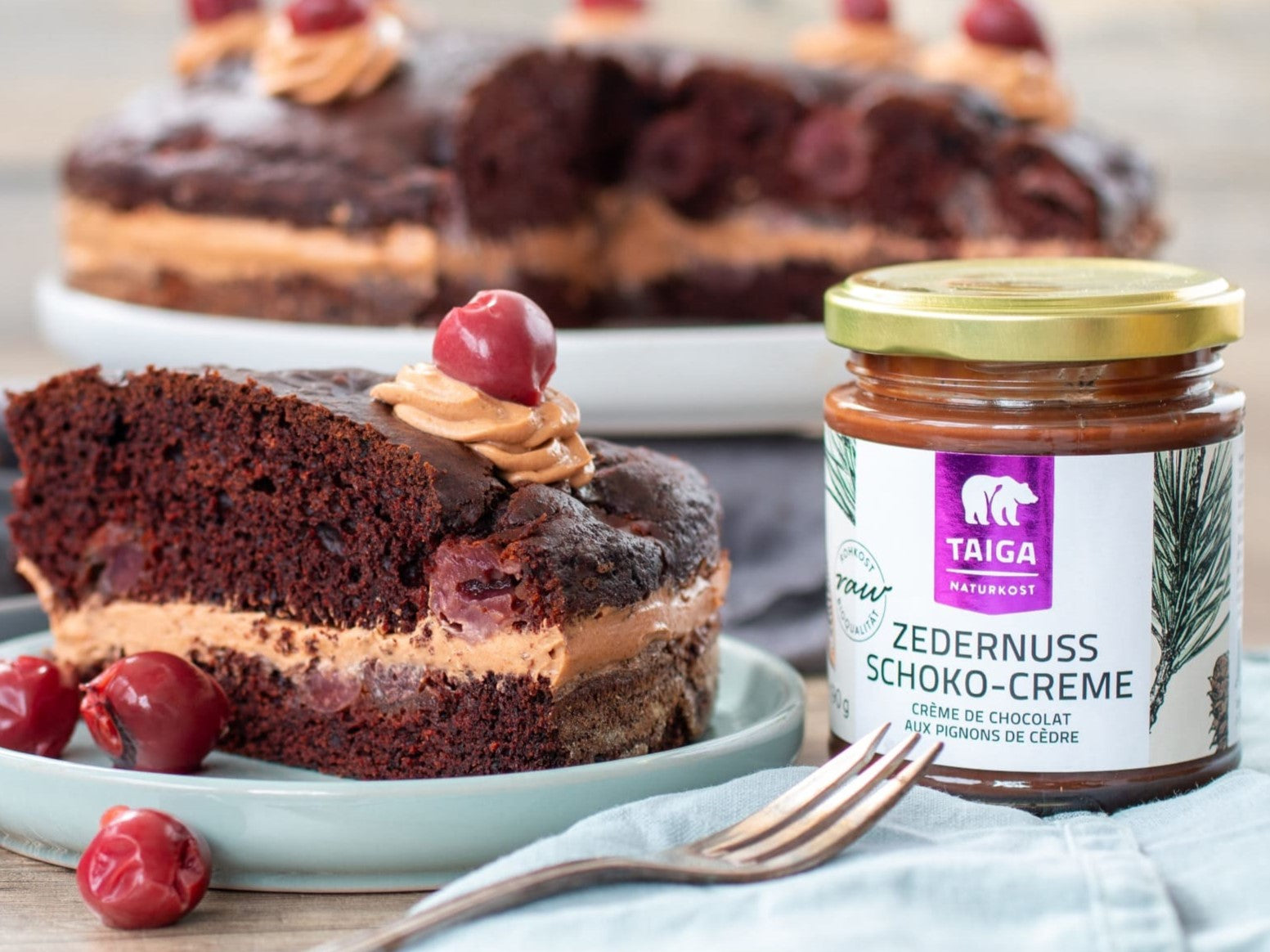 Zedernuss-Schoko-Creme, bio, roh, vegan, 190 g