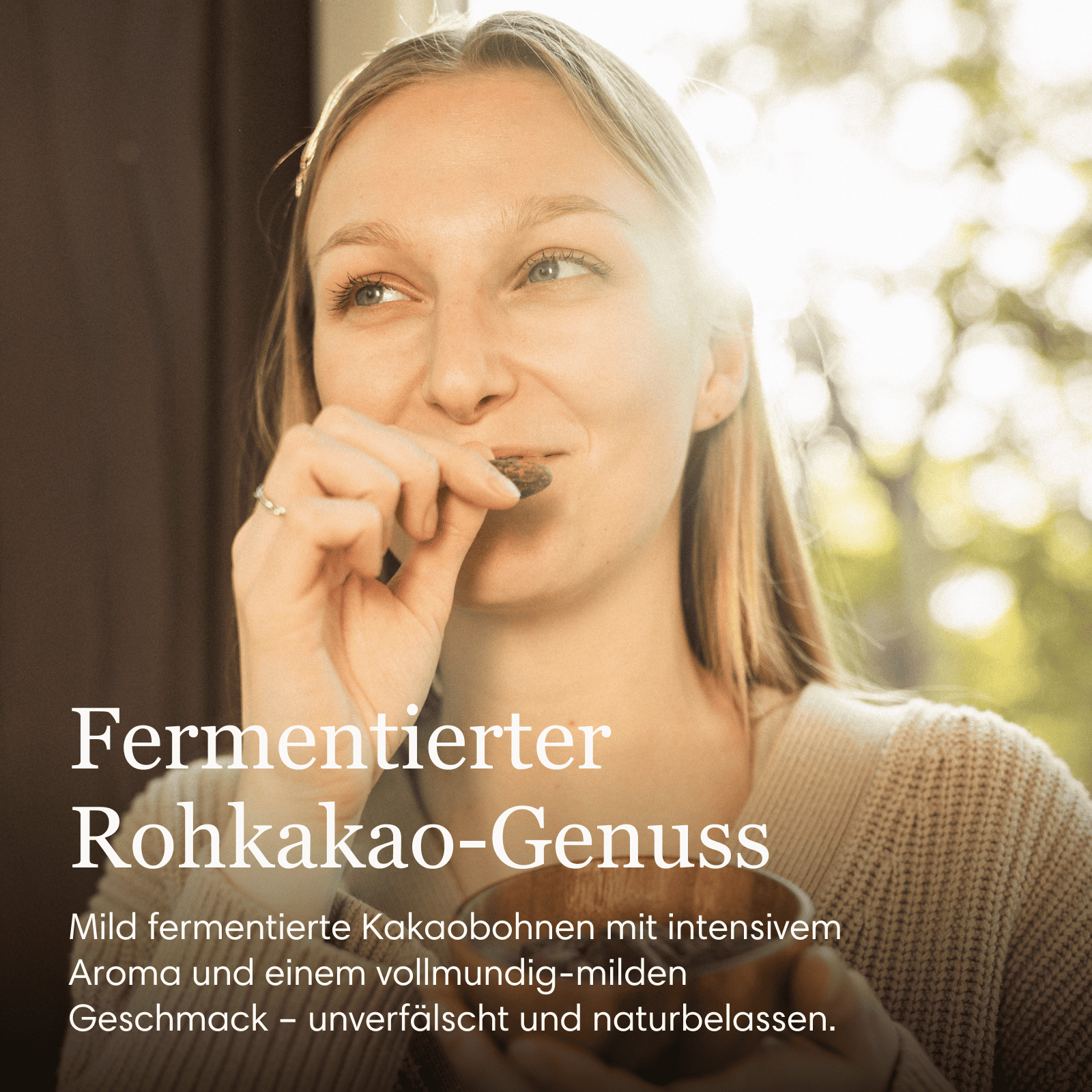 Kakaobohnen, bio, roh