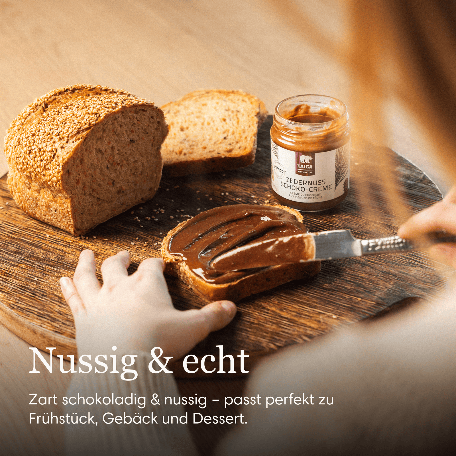 Zedernuss-Schoko-Creme, bio, roh, vegan, 190 g