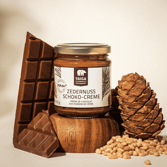 Zedernuss-Schoko-Creme, bio, roh, vegan, 190 g