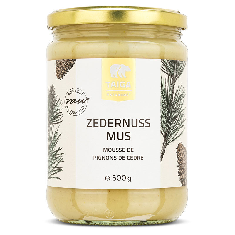 Zedernuss-Mus, bio, roh